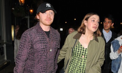 MEDIESKY: Her er et av få bilder hvor Rupert Grint og Georgia Groome er avbildet sammen. Det er tatt i London i fjor sommer. Foto: NTB Scanpix MEDIESKY: Her er et av få bilder hvor Rupert Grint og Georgia Groome er avbildet sammen. Det er tatt i London i fjor sommer. Foto: NTB Scanpix